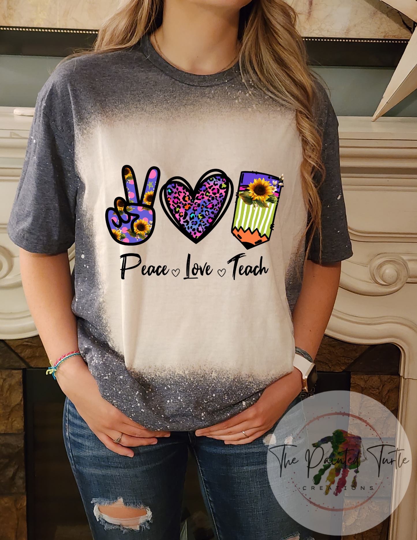 Peace-Love-Teach - Sublimation Shirt